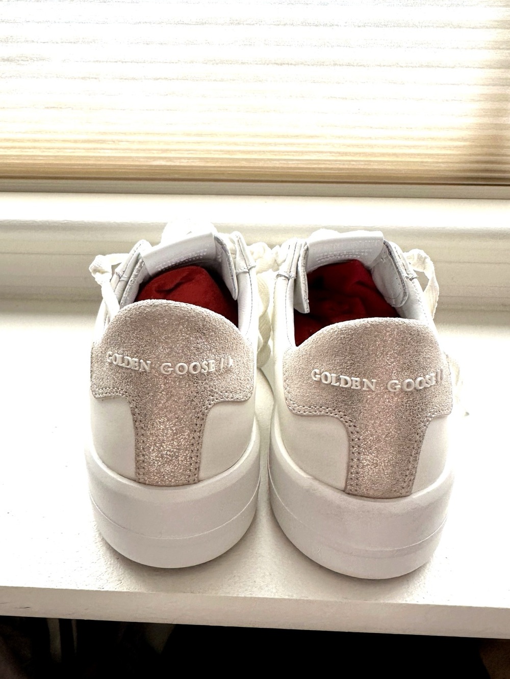 ✨ Golden Goose Pure Star Sneakers | White Leather | EU 38 | NWOT ✨